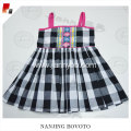 JannyBB design spaghetti strap check dress